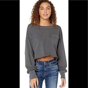 BNWOT FREE PEOPLE ‘AUSTIN’ TOP XS BLCK